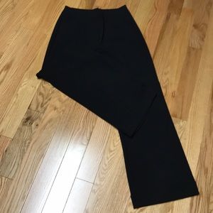 J Lo Cuffed black trouser pants